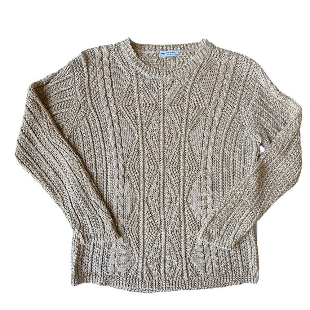 Inis Meain Patented Aran Sweater Size Medium